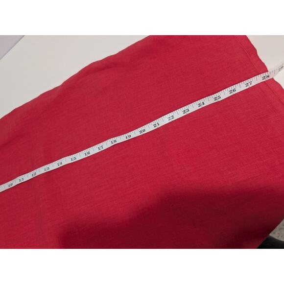 Eileen Fisher Tank Womens Large Coral Linen Sleeveless Blouse Lagenlook - Picture 7 of 8